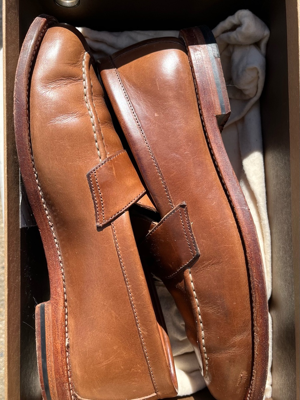Grant Stone Men’s loafers in Dune CXL or Natural color - Picture 2 of 10